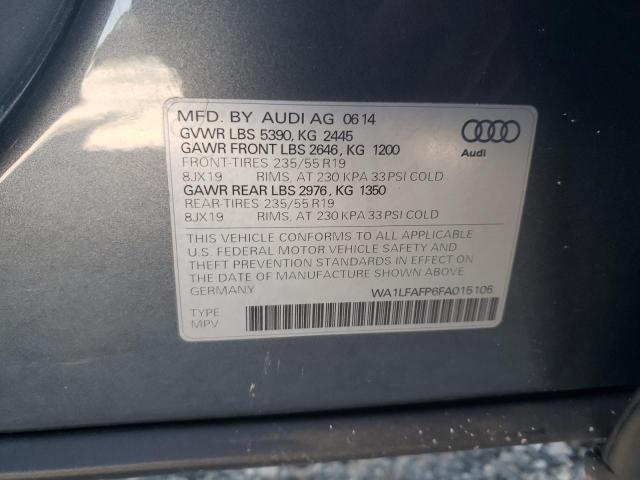 Photo 10 from auction – 2015 AUDI Q5 PREMIUM with VIN WA1LFAFP6FA015105