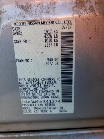 Photo 10 from auction – 2017 NISSAN ALTIMA 2.5 with VIN 1N4AL3AP1HN341274