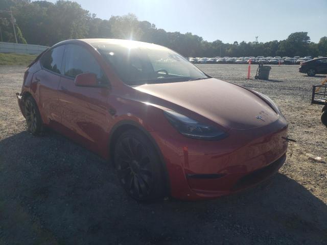 TESLA MODEL Y 2022 with VIN 7SAYGDEF6NF372778 - Photo from auction