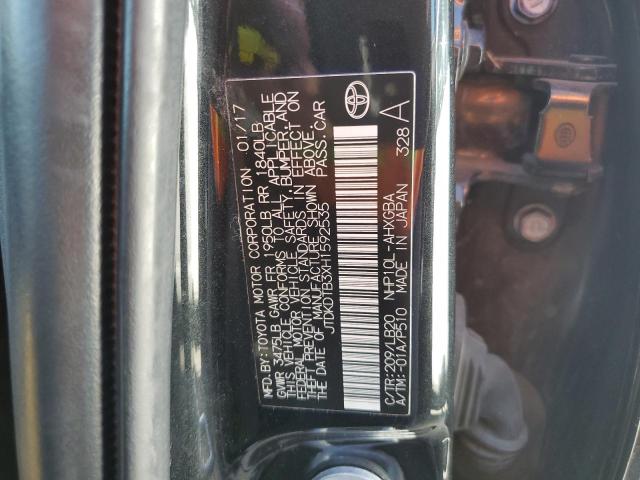 Photo 10 from auction – 2017 TOYOTA PRIUS C with VIN JTDKDTB3XH1592535