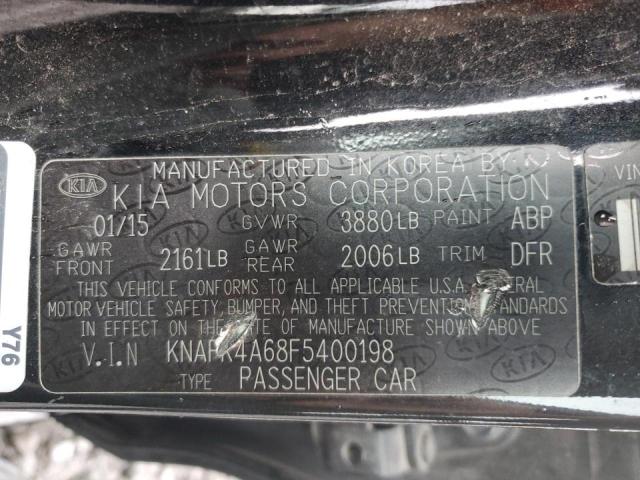 Photo 10 from auction – 2015 KIA FORTE with VIN KNAFK4A68F5400198