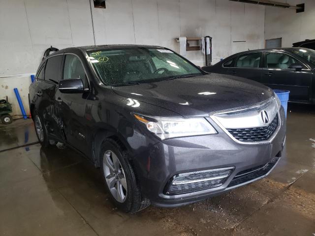 ACURA MDX 2014 with VIN 5FRYD4H2XEB029128 - Photo from auction