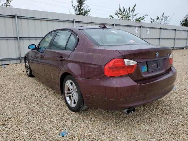 Photo 3 from auction – 2008 BMW 328 I with VIN WBAVA37508NL56515
