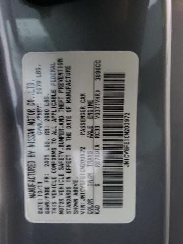 Photo 10 from auction – 2012 INFINITI G37 BASE with VIN JN1CV6FE1CM200972