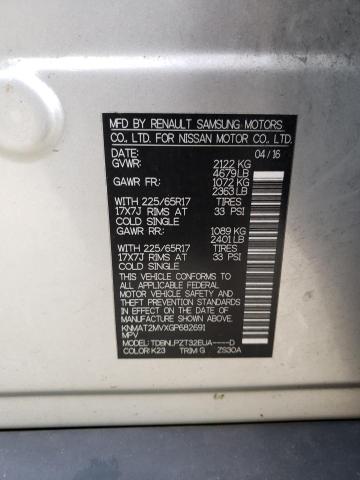 Photo 10 from auction – 2016 NISSAN ROGUE S with VIN KNMAT2MVXGP682691