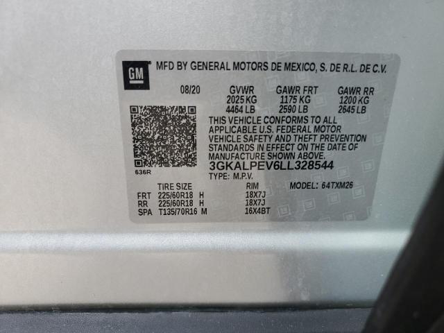 Photo 10 from auction – 2020 GMC TERRAIN SL with VIN 3GKALPEV6LL328544