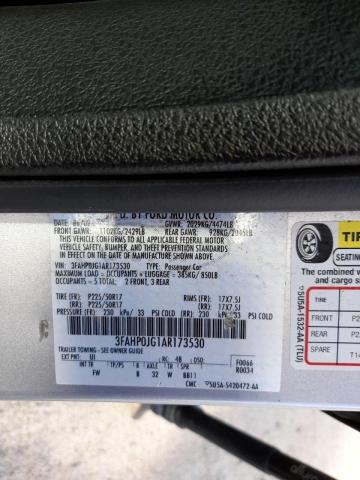 Photo 10 from auction – 2010 FORD FUSION SEL with VIN 3FAHP0JG1AR173530