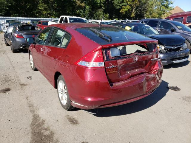 Photo 3 from auction – 2010 HONDA INSIGHT EX with VIN JHMZE2H70AS006441