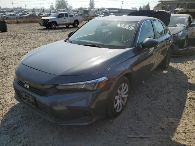 Photo 2 from auction – 2022 HONDA CIVIC LX with VIN 2HGFE2F25NH516665