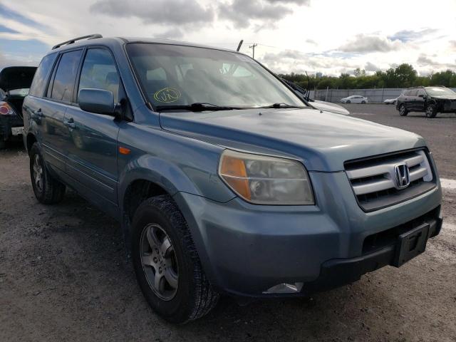 HONDA PILOT EXL 2007 with VIN 2HKYF185X7H500848 - Photo from auction