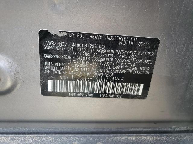 Photo 10 from auction – 2011 SUBARU FORESTER T with VIN JF2SHBHC4BH764855