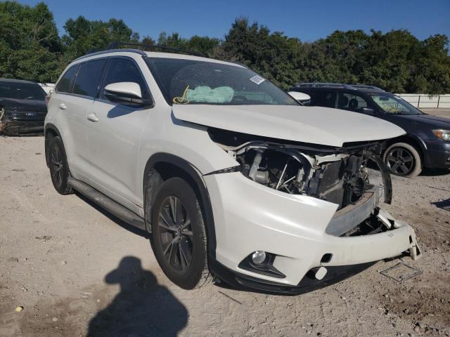 TOYOTA HIGHLANDER 2016 with VIN 5TDKKRFH9GS505076 - Photo from auction