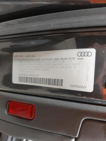 Photo 10 from auction – 2020 AUDI A5 PREMIUM with VIN WAUCNCF51LA003133