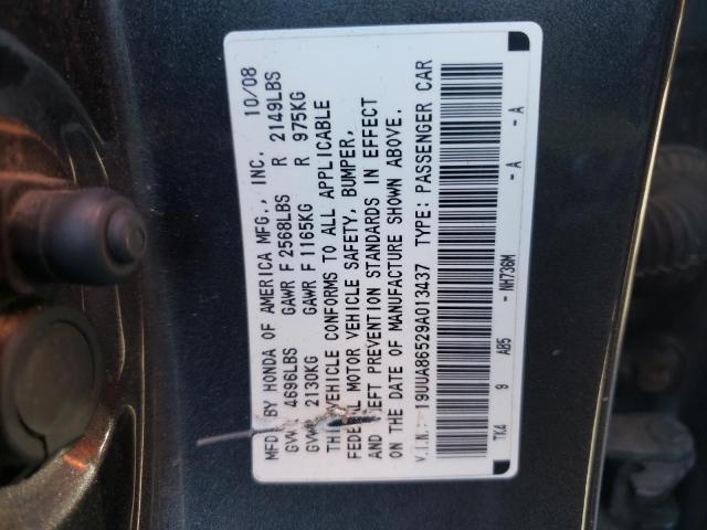 Photo 10 from auction – 2009 ACURA TL with VIN 19UUA86529A013437