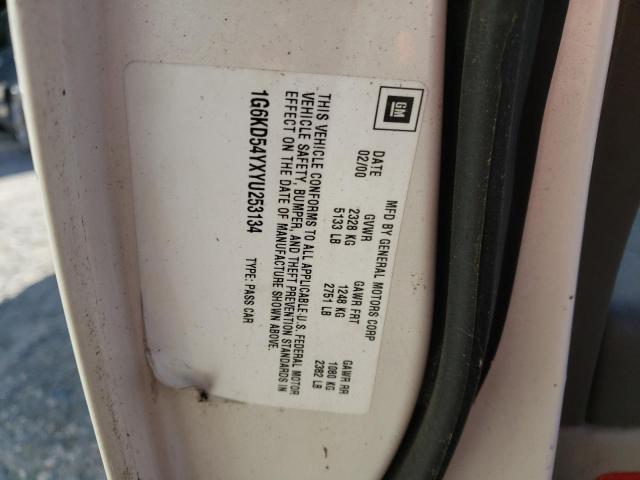 Photo 10 from auction – 2000 CADILLAC DEVILLE with VIN 1G6KD54YXYU253134