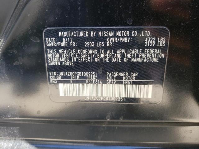 Photo 10 from auction – 2011 NISSAN LEAF SV with VIN JN1AZ0CP3BT009251