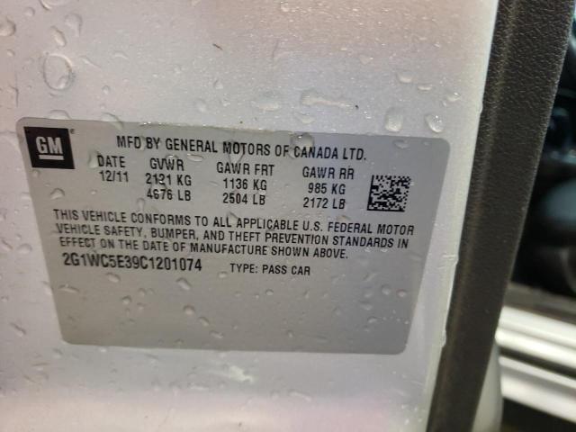 Photo 10 from auction – 2012 CHEVROLET IMPALA LTZ with VIN 2G1WC5E39C1201074