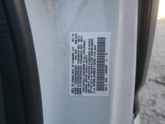 Photo 10 from auction – 2014 HONDA ODYSSEY TO with VIN 5FNRL5H98EB116263