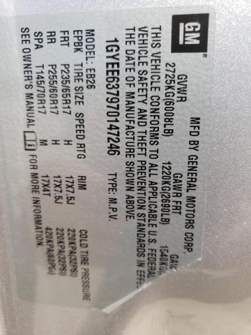 Photo 10 from auction – 2007 CADILLAC SRX with VIN 1GYEE637970147246