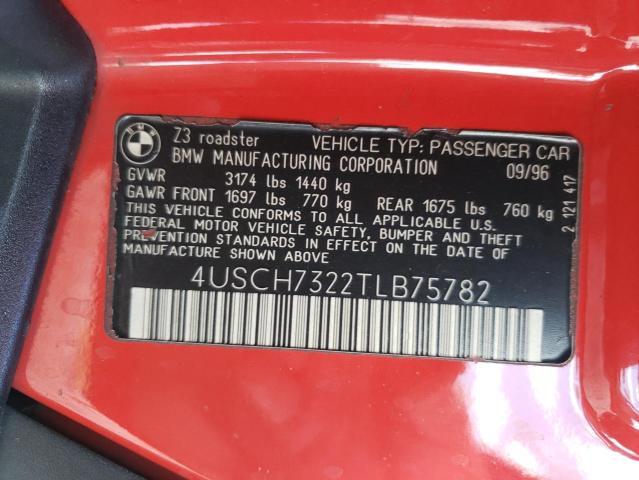 Photo 10 from auction – 1996 BMW Z3 1.9 with VIN 4USCH7322TLB75782