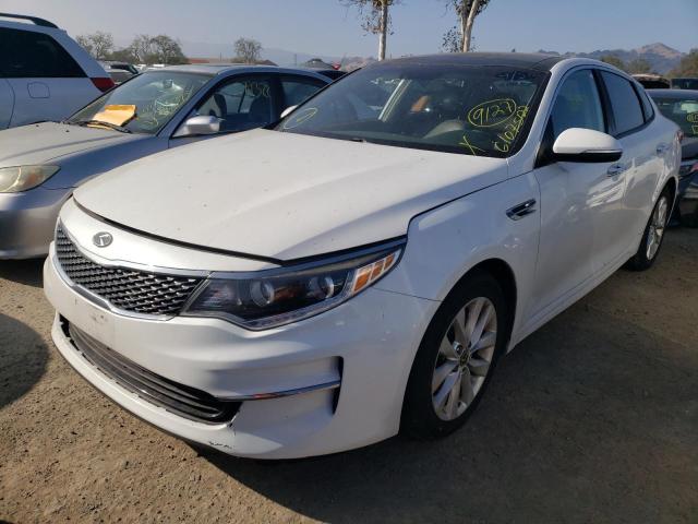 Photo 2 from auction – 2016 KIA OPTIMA EX with VIN 5XXGU4L32GG086002