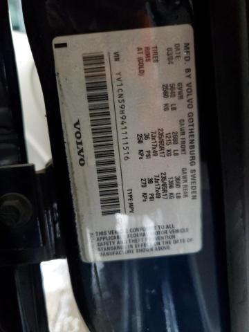 Photo 10 from auction – 2004 VOLVO XC90 with VIN YV1CN59H941111516