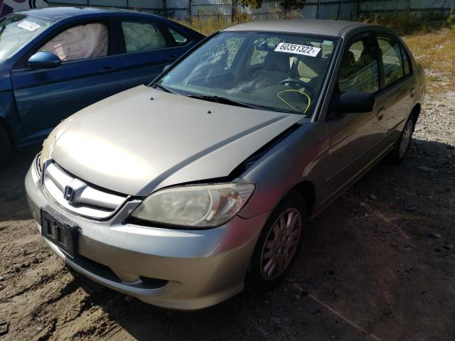Photo 2 from auction – 2004 HONDA CIVIC LX with VIN 2HGES16554H636005