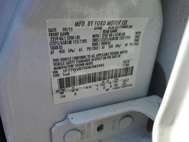 Photo 10 from auction – 2016 FORD F250 SUPER with VIN 1FT7W2BT0GEA83393
