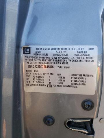 Photo 10 from auction – 2007 CHEVROLET HHR LT with VIN 3GNDA23D07S545876