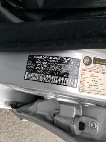 Photo 10 from auction – 2012 MERCEDES-BENZ C 250 with VIN WDDGF4HB5CA711577