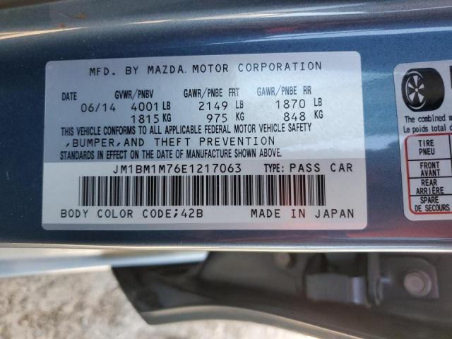 Photo 10 from auction – 2014 MAZDA 3 GRAND TO with VIN JM1BM1M76E1217063