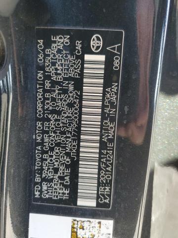 Photo 10 from auction – 2005 TOYOTA SCION TC with VIN JTKDE177950006472