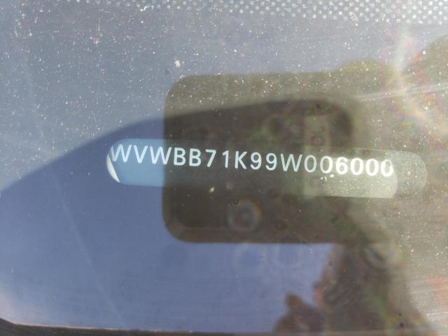 Photo 10 from auction – 2009 VOLKSWAGEN RABBIT with VIN WVWBB71K99W006000