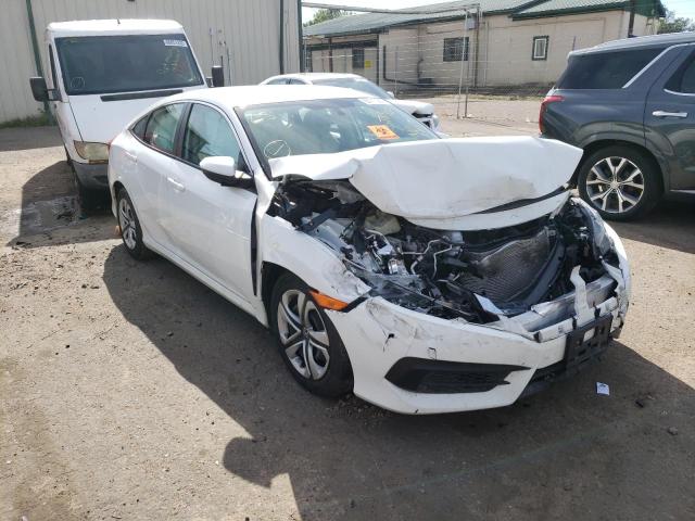 HONDA CIVIC LX 2018 with VIN 19XFC2F56JE034596 - Photo from auction