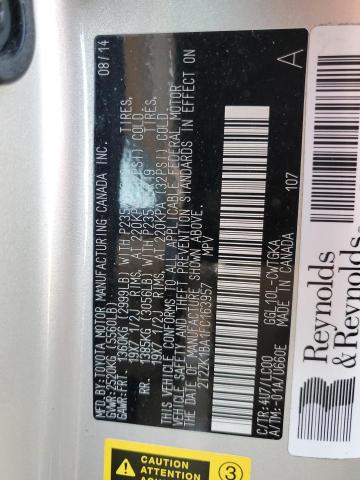 Photo 10 from auction – 2015 LEXUS RX 350 with VIN 2T2ZK1BA1FC163957