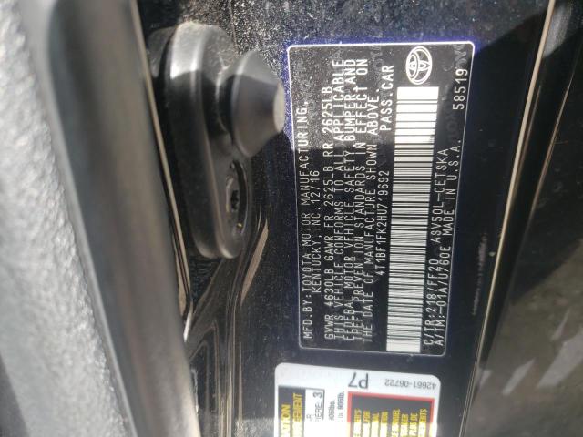 Photo 10 from auction – 2017 TOYOTA CAMRY LE with VIN 4T1BF1FK2HU719692