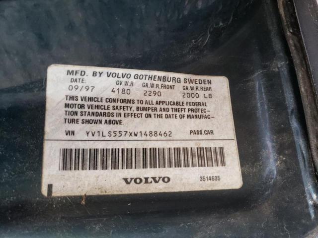 Photo 10 from auction – 1998 VOLVO S70 with VIN YV1LS557XW1488462