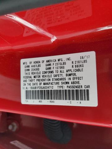 Photo 10 from auction – 2018 ACURA TLX with VIN 19UUB1F39JA004712