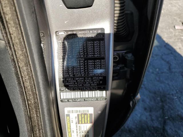Foto 10 de la subasta – 2007 LAND ROVER RANGE ROVE con VIN SALMF13477A261529