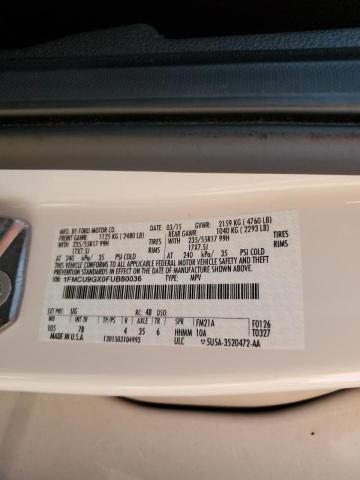 Photo 10 from auction – 2015 FORD ESCAPE SE with VIN 1FMCU9GX0FUB80036