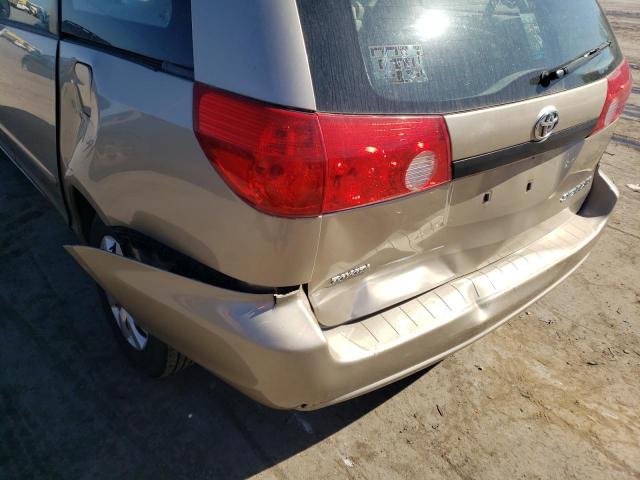 Photo 9 from auction – 2010 TOYOTA SIENNA CE with VIN 5TDKK4CC0AS328954