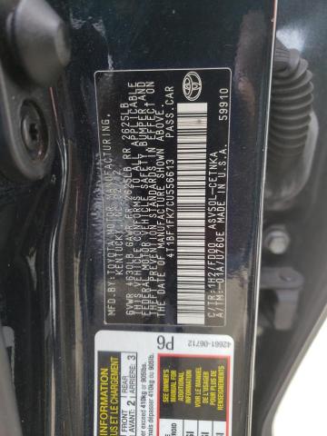 Photo 10 from auction – 2012 TOYOTA CAMRY BASE with VIN 4T1BF1FK7CU556613