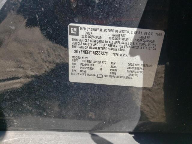 Photo 10 from auction – 2010 CADILLAC SRX PERFOR with VIN 3GYFNEEY1AS557270