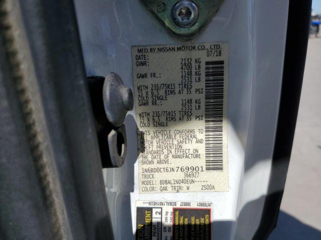 Photo 10 from auction – 2018 NISSAN FRONTIER S with VIN 1N6BD0CT6JN769901