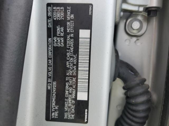 Photo 10 from auction – 2010 VOLVO S40 2.4I with VIN YV1382MS2A2491295