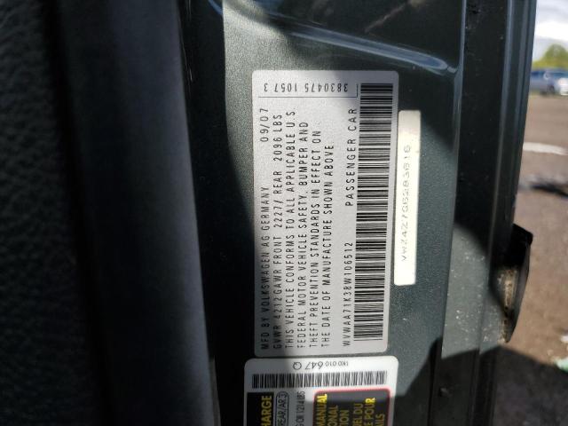 Photo 10 from auction – 2008 VOLKSWAGEN RABBIT with VIN WVWAA71K38W106512