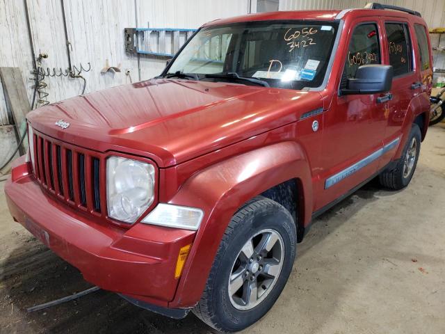 Photo 2 from auction – 2008 JEEP LIBERTY SP with VIN 1J8GN28K58W193846