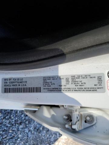 Photo 10 from auction – 2020 RAM 1500 BIG H with VIN 1C6SRFFT4LN421172