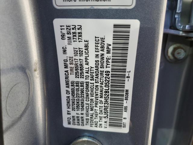 Photo 10 from auction – 2011 HONDA CR-V EX with VIN 5J6RE3H52BL052249