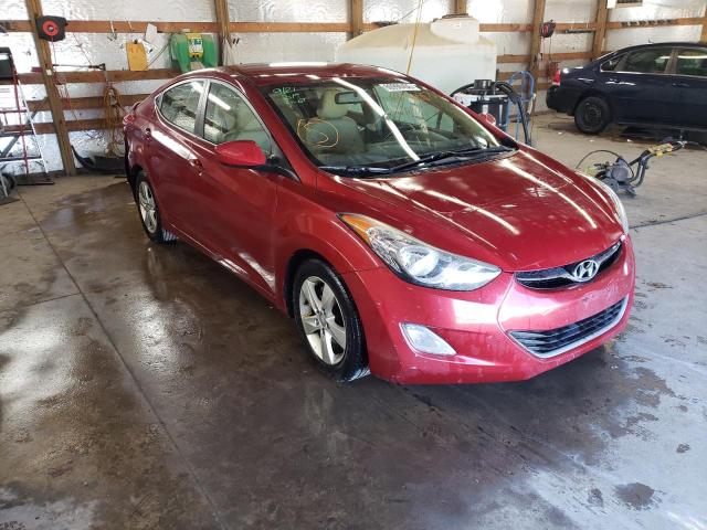 HYUNDAI ELANTRA GL 2012 with VIN KMHDH4AE3CU298743 - Photo from auction
